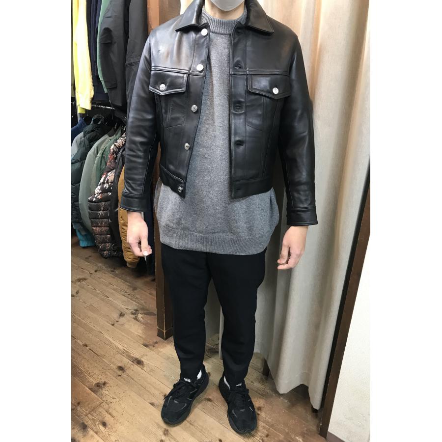 CINQUANTA チンクアンタ 20SS ラムナッパレザートラッカージャケット 2 