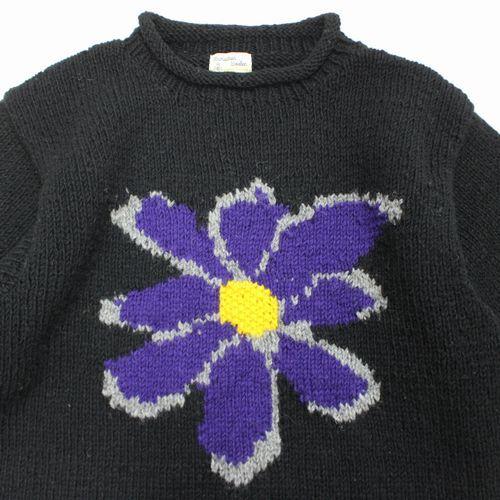 Niche. × MacMahon Knitting Mills 21AW Flower Roll Neck Knit フラワー ロールネック