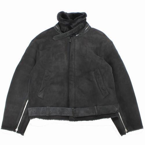 YOKE ヨーク 21AW DETACHABLE COLLAR BOMBER JACKET ムートンジャケット 3 チャコール 136256