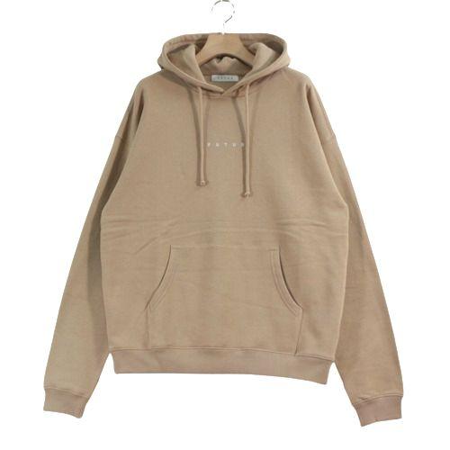 FUTUR フューチャー Logo G Fit Hoodie パーカー S ベージュ :136610