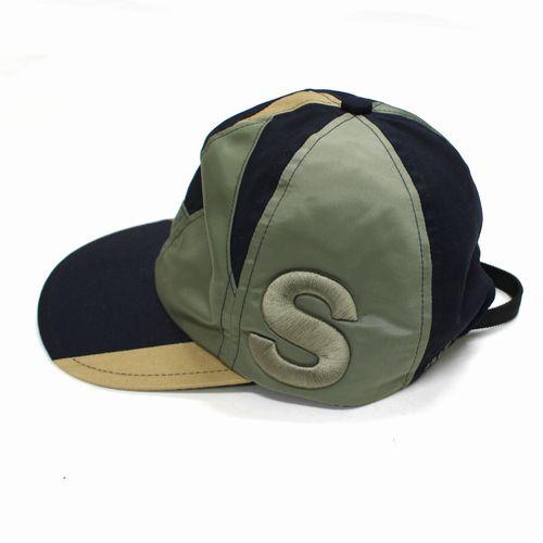 Sacai サカイ 21SS Hank Willis Thomas Solid Mix Cap パッチワーク