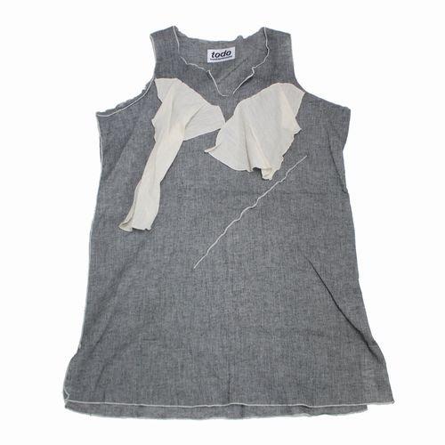 todo kotohayokozawa トド コトハヨコザワ 22SS CREPE TUNIC 