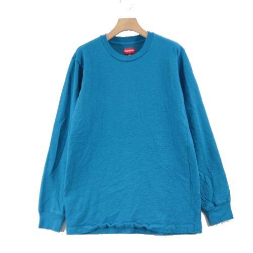Supreme シュプリーム 16SS Roma L/S Top ロンT カットソー M ブルー 
