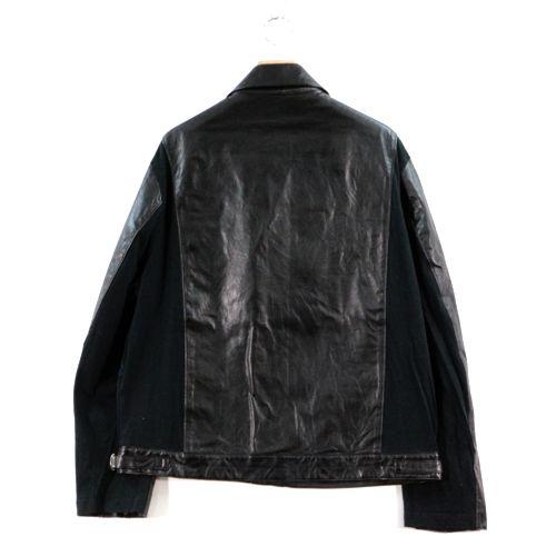 UNDERCOVER アンダーカバー 22SS プリントCS切替 ライトレザー 