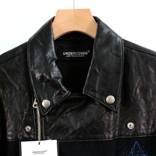 UNDERCOVER アンダーカバー 22SS プリントCS切替 ライトレザー 