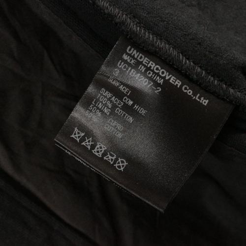 UNDERCOVER アンダーカバー 22SS プリントCS切替 ライトレザー 
