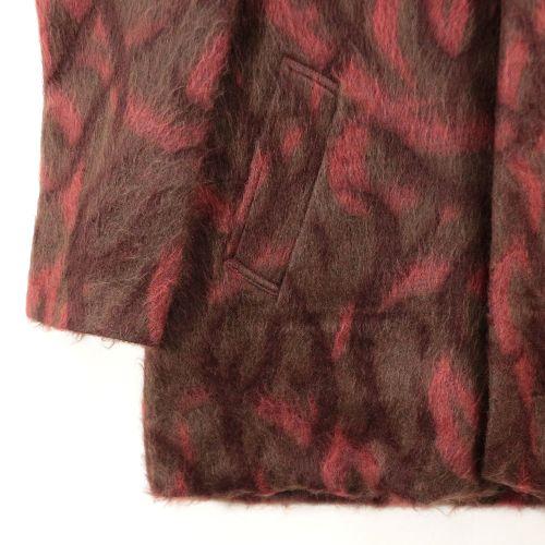NICENESS ナイスネス 22AW WHOLE tribal graphic mohair coat コート M