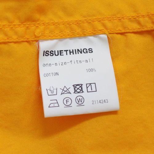 ISSUETHINGS イシューシングス 22SS 半袖シャツ one-size-fits-all 