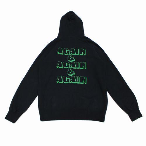 sacai サカイ 22AW AGAIN & Hoodie パーカー 4 ブラック : unstitch  