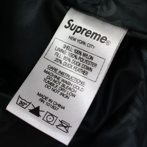Supreme シュプリーム 17AW 700-Fill Down Taped Seam Parka ダウンジャケット M ベージュ