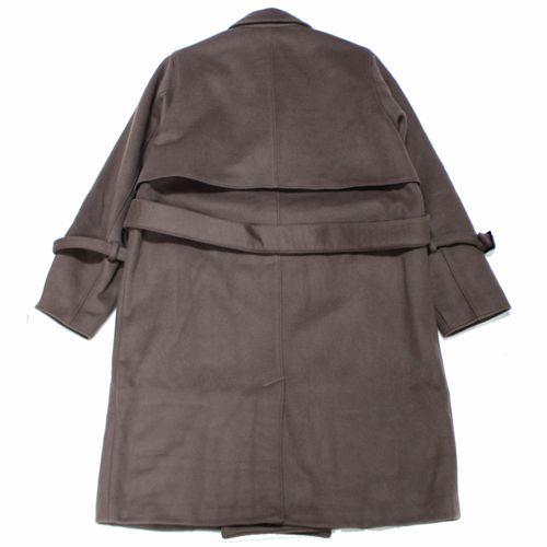 semoh セモー 20AW wool melton belted coat ウールメルトン