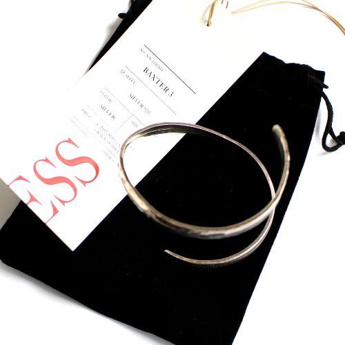 NICENESS ナイスネス　BAXTER 3　バクスター 3　バングル NICENESS ナイスネス BAXTER 3 バクスター スパイラルバングル