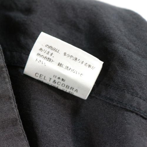 CELT&COBRA ケルト＆コブラ ROSSO ボーリングシャツ S ブラック 