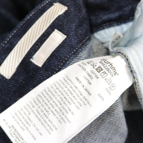 blurhms ブラームス 22SS 12oz SELVAGE DENIM LONG BELTED PANTS blurhms ブラームス 22SS 12oz SELVAGE DENIM LONG BELTED PANTS