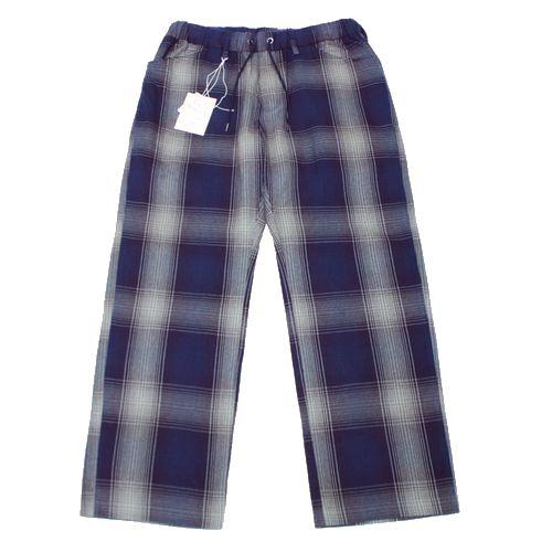 アンセルム　チェックスラックス ANCELLM アンセルム 23AW FLANNEL CHECK EASY SLACKS PANTS フランネル