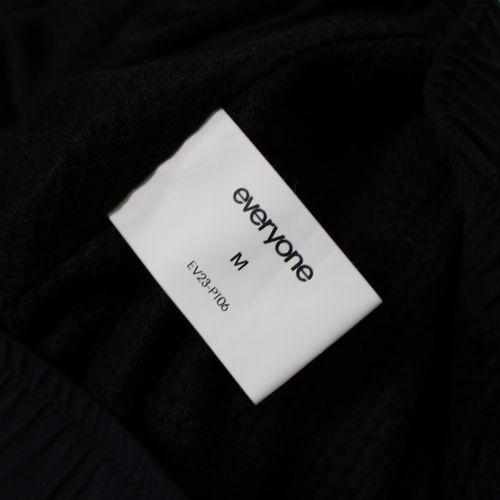 everyone エブリワン 23AW fleece pants フリースパンツ M ブラック 