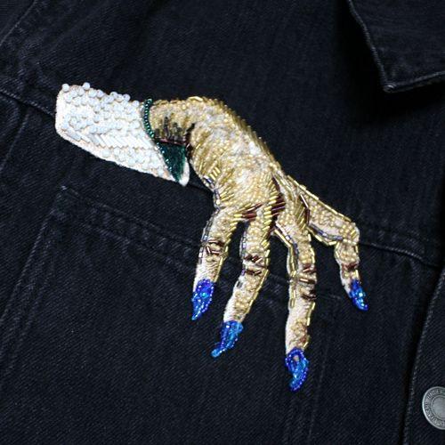 UNDERCOVER アンダーカバー 23AW ハンドビーズ 裏シャギーCK UNDERCOVER アンダーカバー 23AW ハンドビーズ 裏シャギーCK