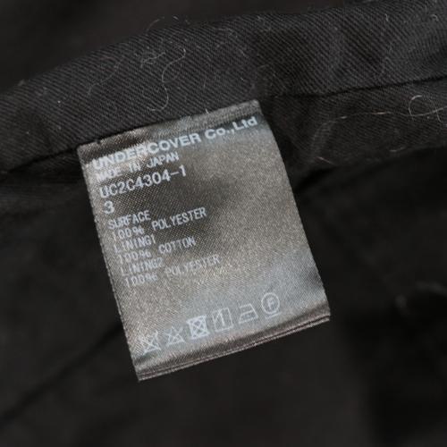 UNDERCOVER アンダーカバー 23AW ダンボールニット袖ZIPステンカラー