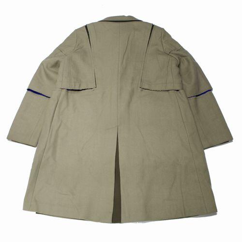 Sacai サカイ 21AW Wool Melton Coat ウールメルトンコート 2