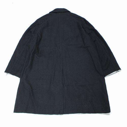 UNDERCOVER アンダーカバー 23AW 袖ZIP ステンカラーコート 4 ブラック