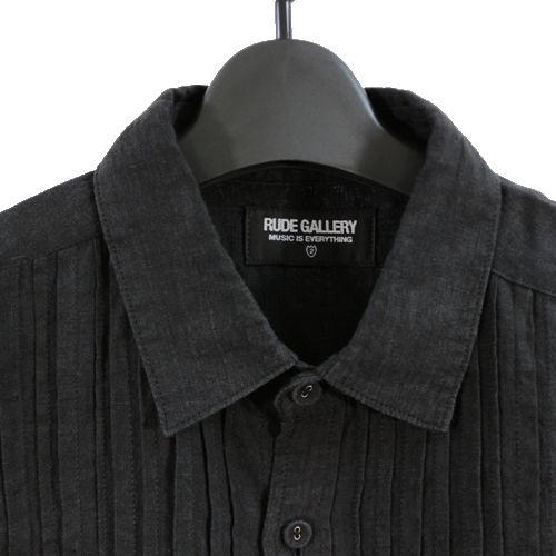 RUDE GALLERY ルードギャラリー 22SS LINEN PINTUCK SHIRT リネン 