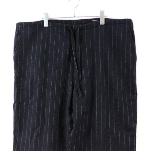 COMOLI コモリ 20AW 強縮ウール テーパードパンツ 2 ネイビー