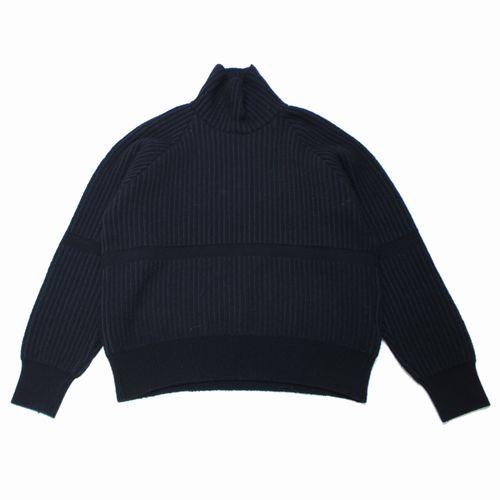 Stein シュタイン 22AW THICK WALE RIB HIGH NECK LS ニット S