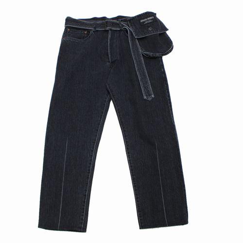 ESSAY エッセイ 22AW BELTED BAG JEANS ベルテッドバッグジーンズ  