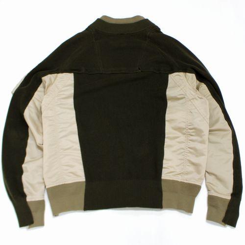 Sacai サカイ 22SS Nylon Twill Mix Blouson MA-1 ボンバージャケット 