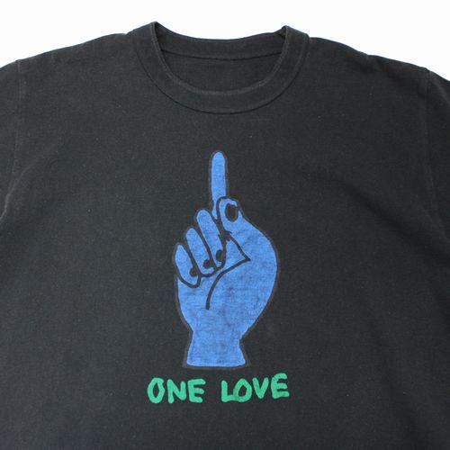 sacai サカイ 24AW Gonz ONE LOVE T-Shirt Tシャツ 3 ブラック