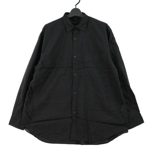 COMOLI コモリ 24SS KHADIコットン コモリシャツ 2 ブラック