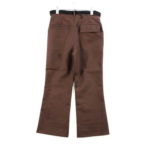 パンツ BED j.w. FORD 21AW Over Waist boots cut BED J.W. FORD ベッドフォード 21AW Over Waist Boots Cut パンツ 0