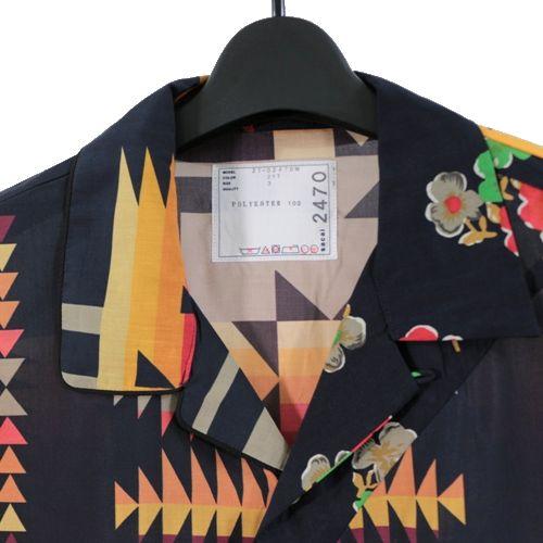 Sacai サカイ 21SS Archive Print Mix Shirt アーカイブ プリント 