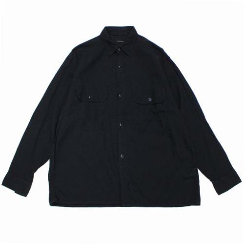 comoli 21ss ベタシャンCPOシャツ ブラック COMOLI コモリ 21SS ベタシャン CPOシャツ 2 ブラック : unstitch