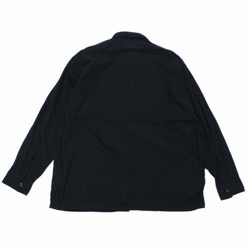 COMOLI コモリ 21SS ベタシャン CPOシャツ 2 ブラック : unstitch