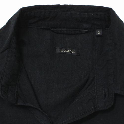 COMOLI コモリ 21SS ベタシャン CPOシャツ 2 ブラック : unstitch