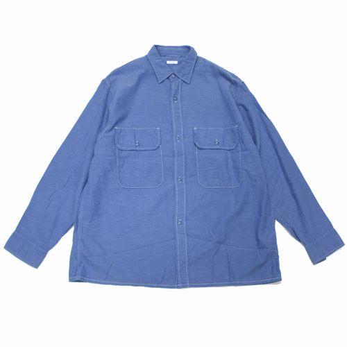 COMOLI コモリ 21SS ベタシャン CPOシャツ 2 ブルー : unstitch Yahoo