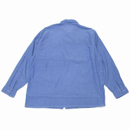 COMOLI コモリ 21SS ベタシャン CPOシャツ 2 ブルー : unstitch Yahoo