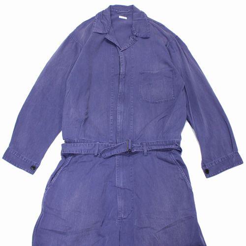 【COMOLI /コモリ】24SS コットンドリル オールインワン/size3 COMOLI コモリ 24SS コットンドリル オールインワン 2 パープル