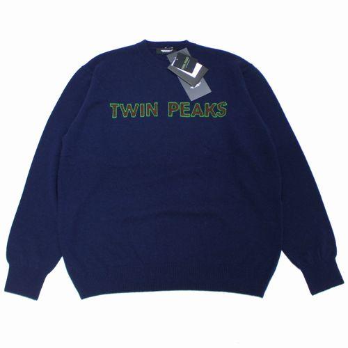 UNDERCOVER アンダーカバー 24AW ロゴクルーニットTWIN PEAKS 5 UNDERCOVER アンダーカバー 24AW ロゴクルーニットTWIN PEAKS 5