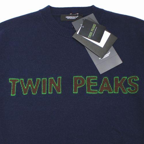 UNDERCOVER アンダーカバー 24AW ロゴクルーニットTWIN PEAKS 5 UNDERCOVER アンダーカバー 24AW ロゴクルーニットTWIN PEAKS 5
