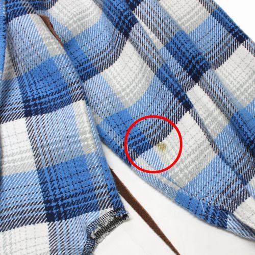 SUNSEA サンシー 22AW Grunge Check Shirt グランジチェック