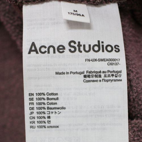 Studios アクネ ストゥディオズ 24SS Fester Vintage Crew Sweat スウェット M ブラウン 【ワーキングマン】