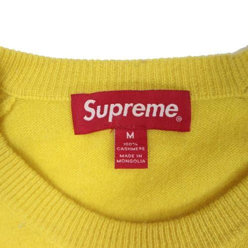 Supreme シュプリーム 16AW Cashmere Sweater カシミヤセーター ニット