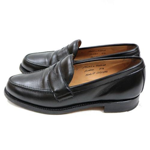 JOSEPH CHEANEY ジョセフ チーニー HUDSON BLACK CALF レザー