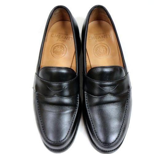 JOSEPH CHEANEY ジョセフ チーニー HUDSON BLACK CALF レザー