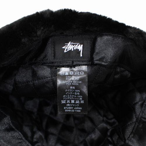 STUSSY × Denim Tears 25SS DT EARFLAP CAP キャップL/XL ブラック