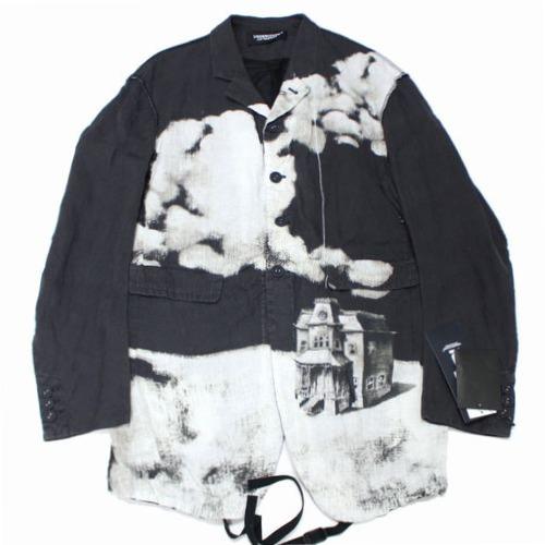 UNDERCOVER アンダーカバー 25SS PsychoHouse総柄リネンJKT ジャケット