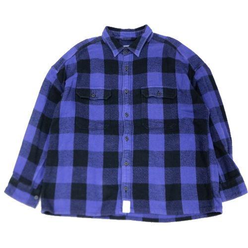DESCENDANT ディセンダント 19AW VANNING CHECK LS SHIRT チェック