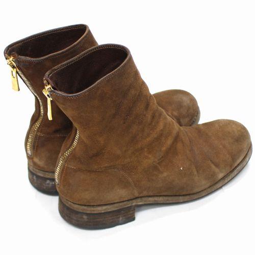 UNDERCOVER × GUIDI 22SS 986 HORSE LEATHER BACK ZIP BOOTS ホース